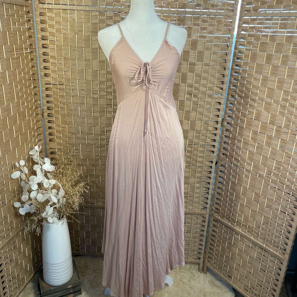 Mauve Maxi Sundress Dress